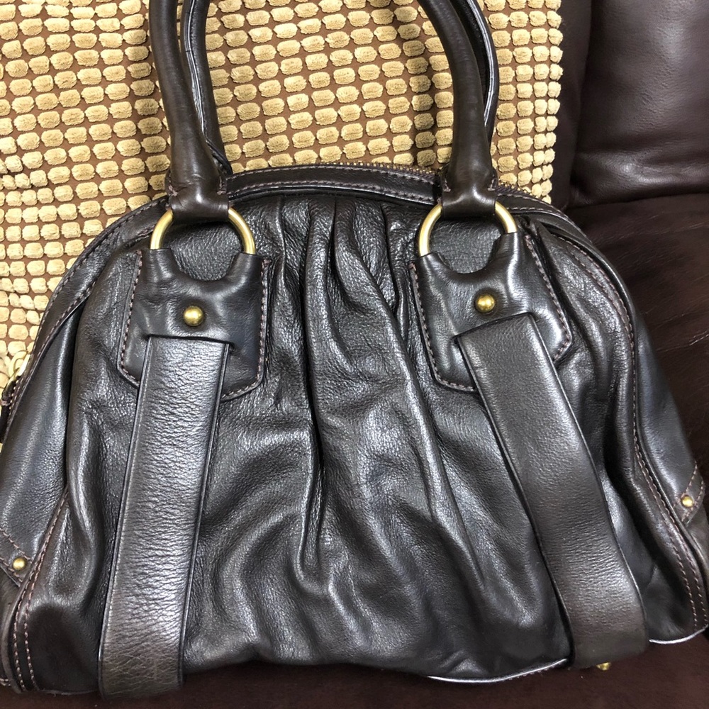 Banana Republic leather handbag